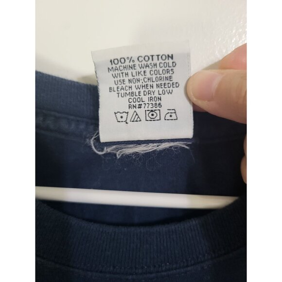 Dynasty 2XL MLB New York Yankees Derek Jeter #2 Navy T Shirt 100% Cotton 2004 - Picture 5 of 11